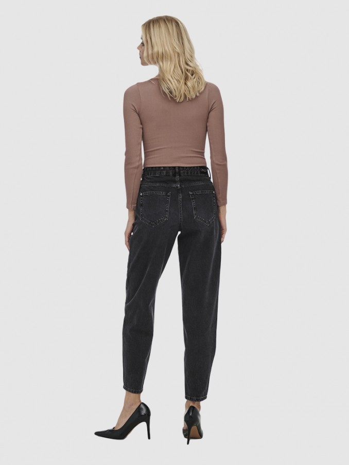 Pantalones Mujer Negro Only