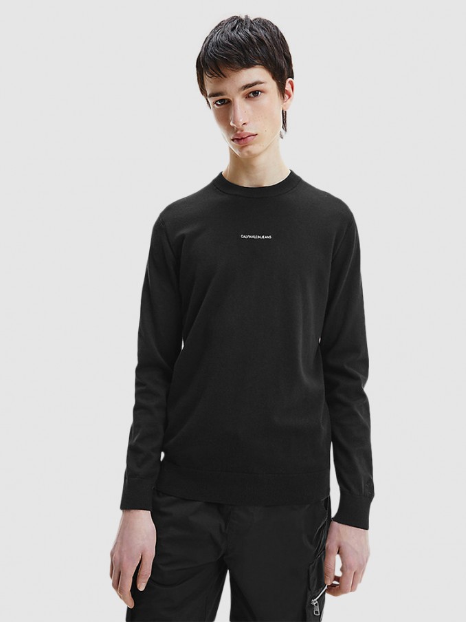 Sweatshirt Man Black Calvin Klein