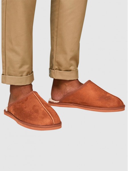Chanclas Hombre Marrn Jack & Jones