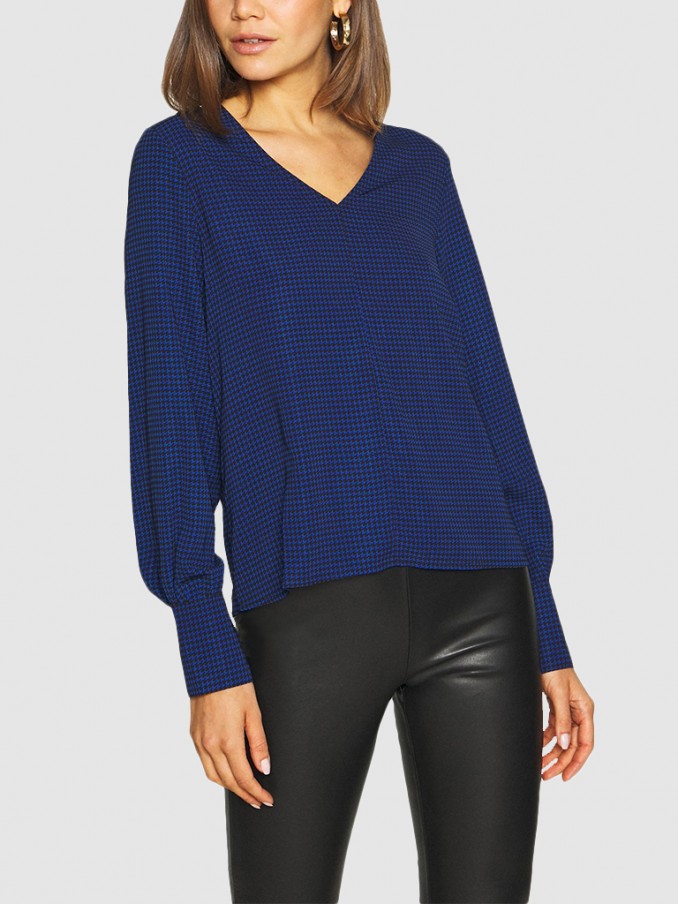 Blusa Mujer Azul Only