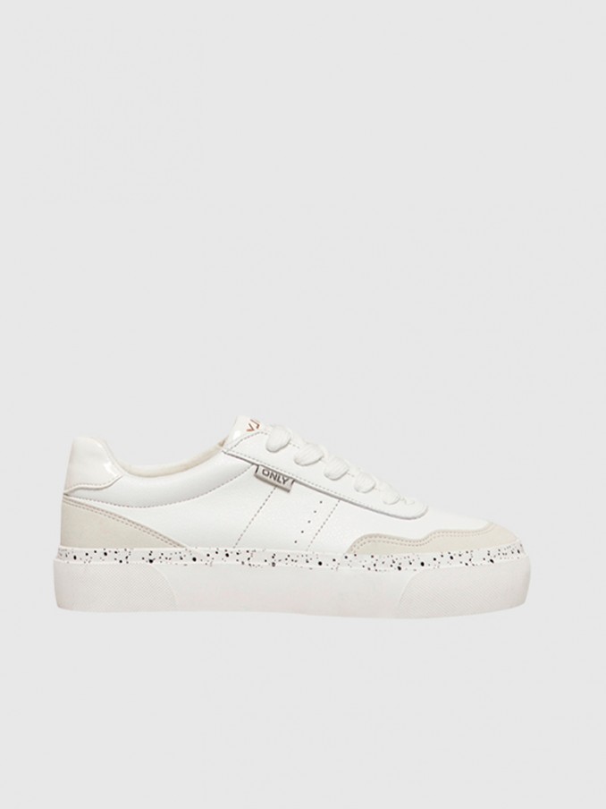Tenis Mujer Blanco Only