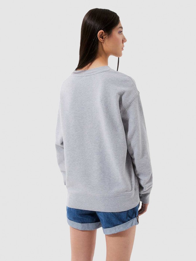 Sweatshirt Mujer Gris Levis