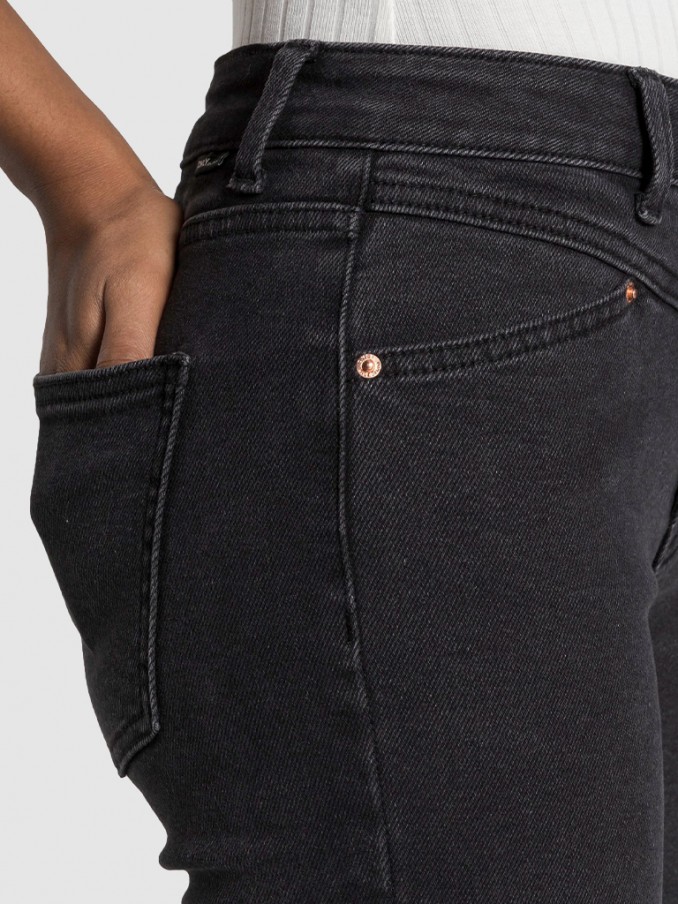 Pantalones Mujer Negro Only