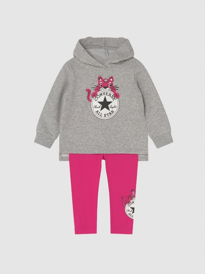 Conjunto Beb Menina Cnvg Cat Ear Converse