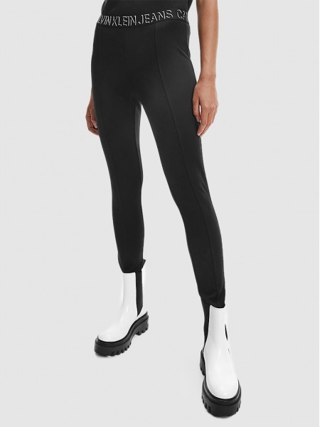 Leggings Mujer Negro Calvin Klein