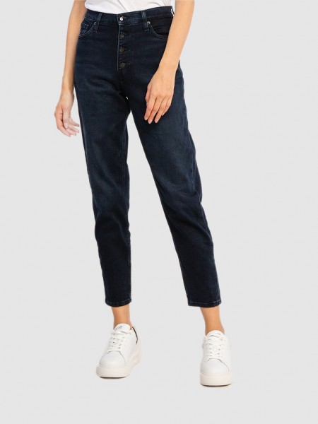 Jeans Woman Dark Jeans Calvin Klein