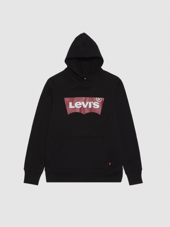 Sweatshirt Boy Black Levis 9E8778023 9E8778023.2 Mellmak