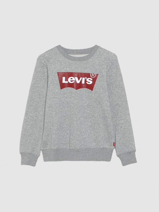 Sweatshirt Bebe Nio Gris Levis