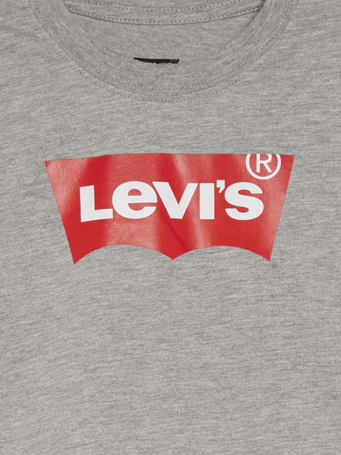 Sweatshirt Bebe Niño Gris Levis