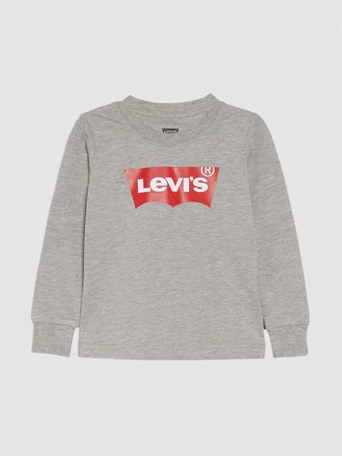 Sweatshirt Bebe Niño Gris Levis