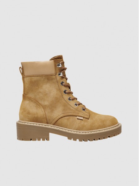 Boots Woman Camel Only