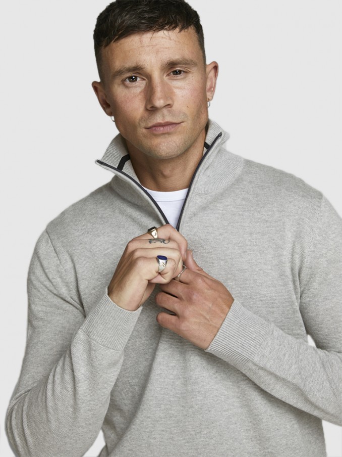 Knitwear Man Grey Jack & Jones
