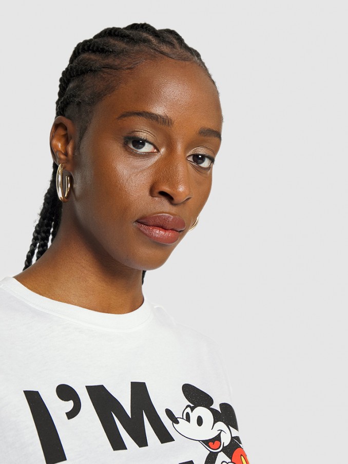 Camiseta Mujer Blanco Only