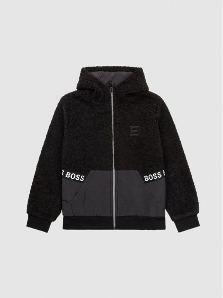 Jacket Boy Black Hugo Boss