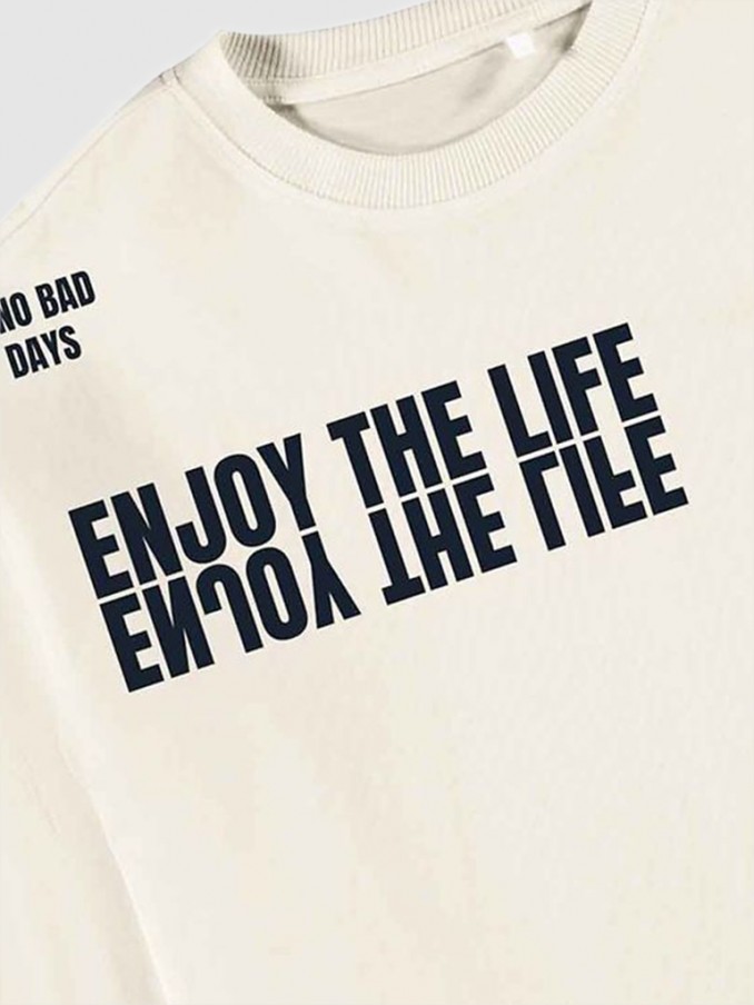 Sweatshirt Niño Crema Name It