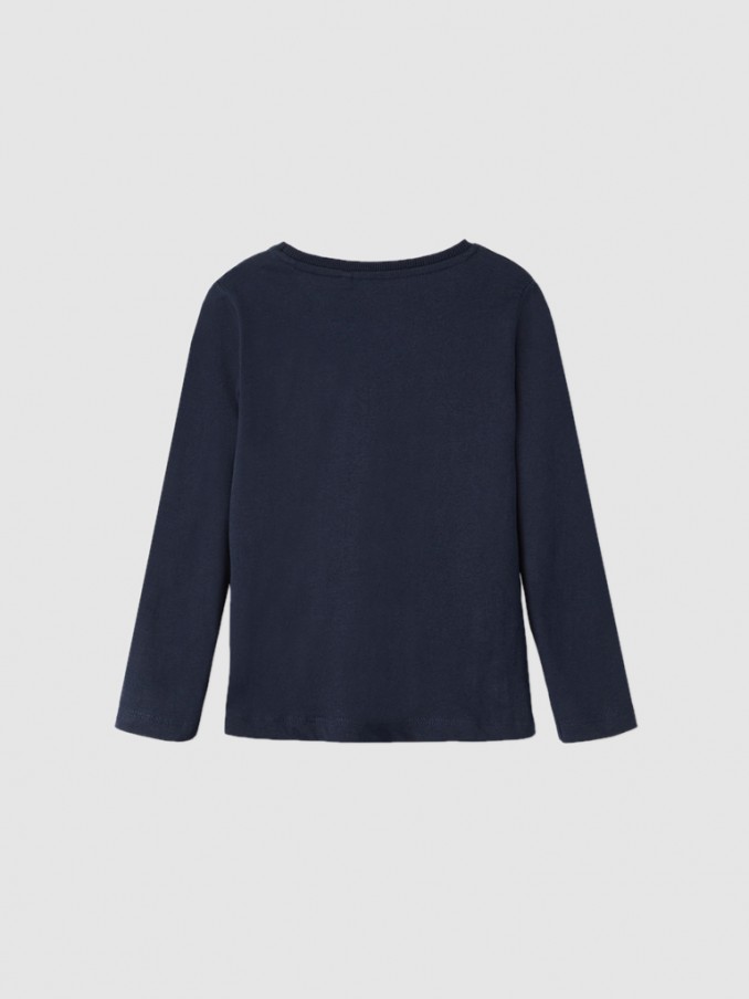 Sweatshirt Niña Azul Marino Name It