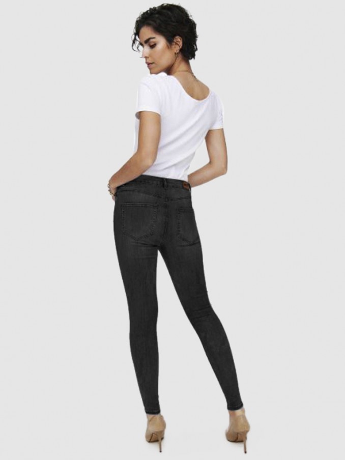 Pantalones Mujer Negro Only