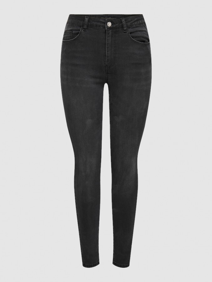 Pantalones Mujer Negro Only