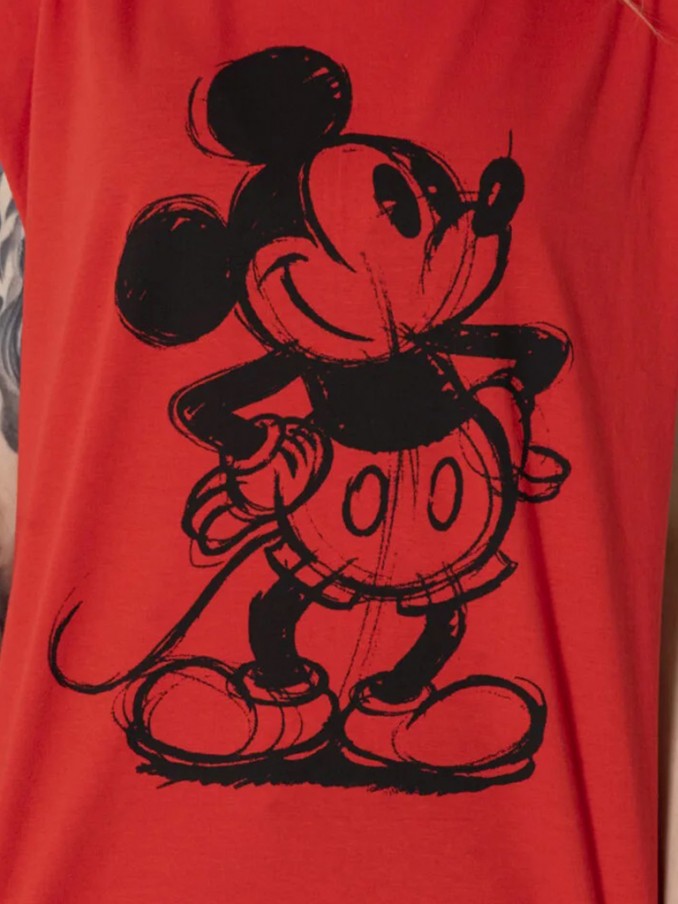 Camiseta Mujer Rojo Only
