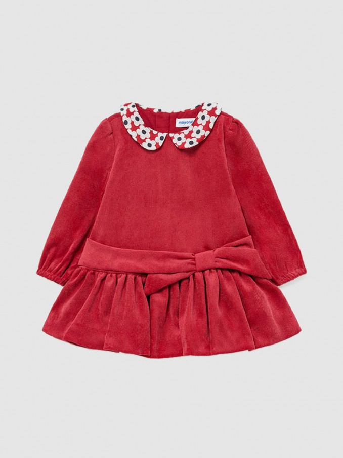 Vestido Bebe Nia Rojo Mayoral