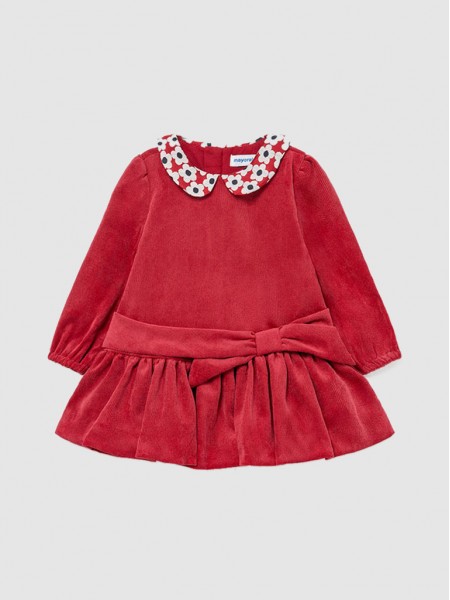 Vestido Bebe Nia Rojo Mayoral