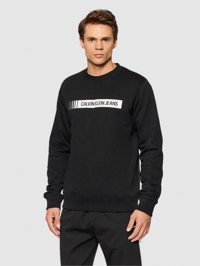 Sweatshirt Hombre Negro Calvin Klein