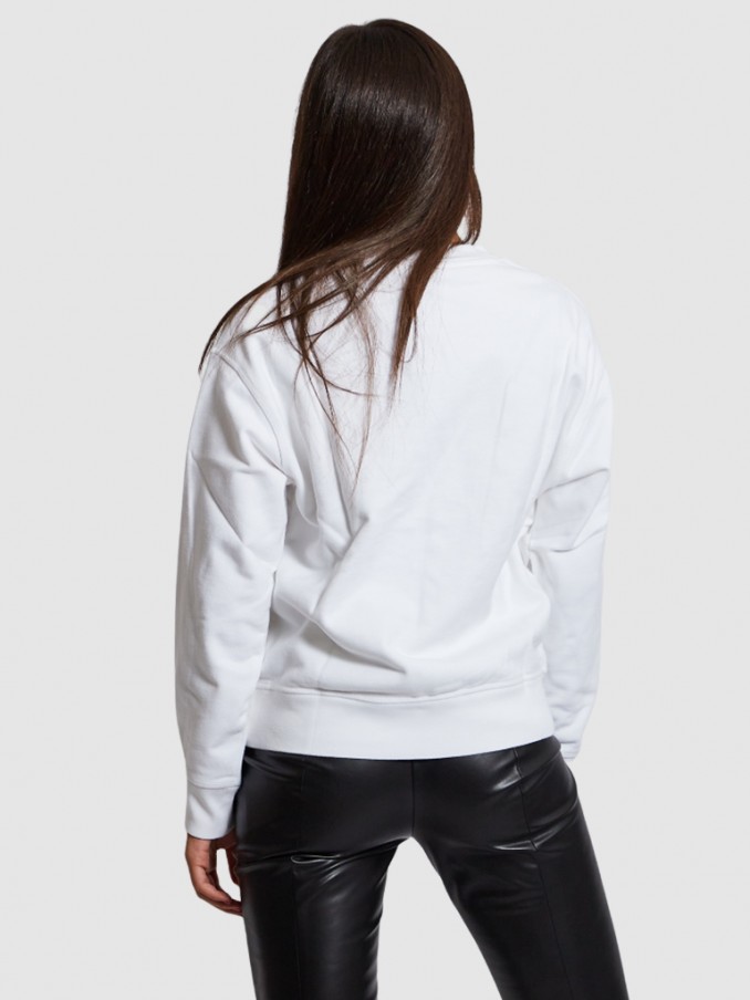 Sweatshirt Mujer Blanco Levis