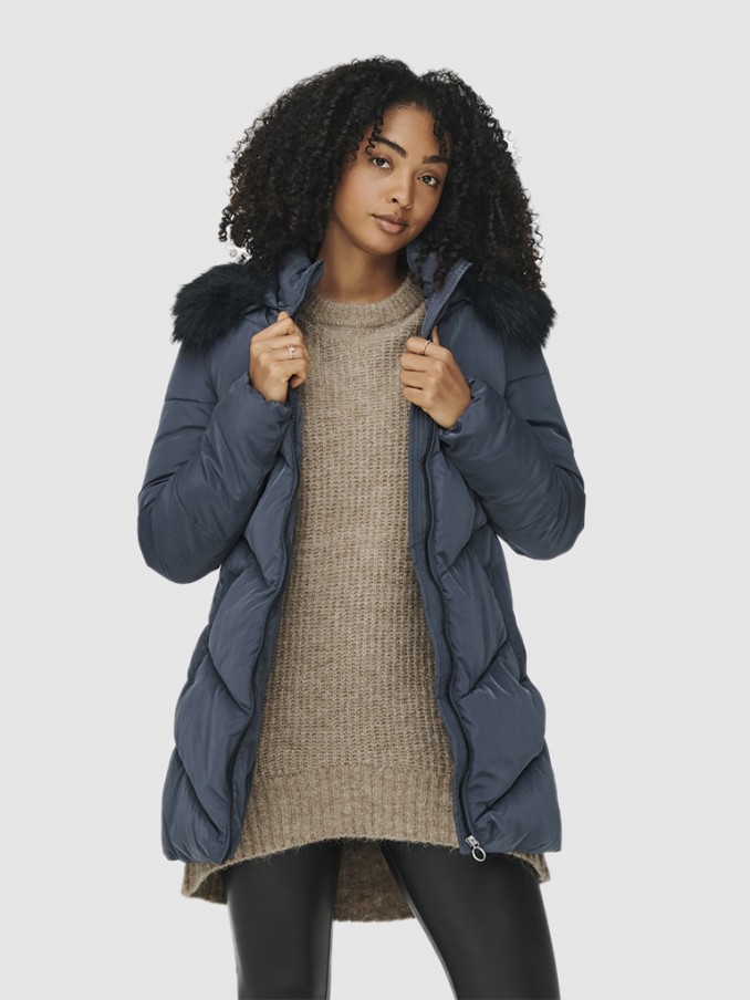 Chaqueta Mujer Gris Only