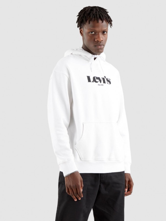 Sweatshirt Man White Levis