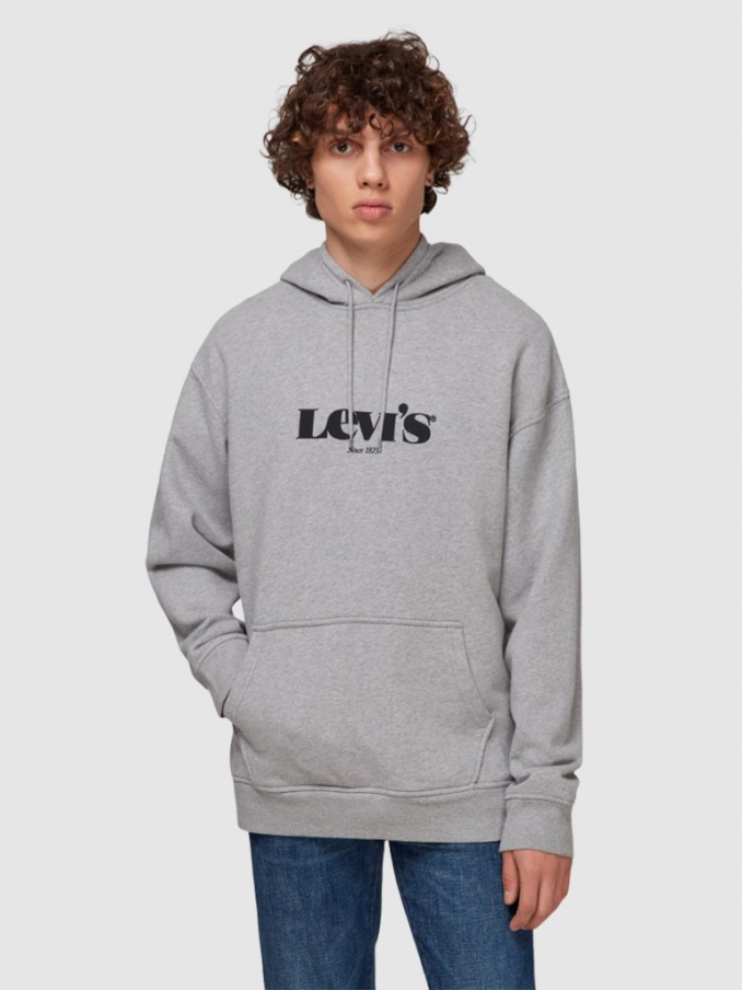 Sweatshirt Man Grey Levis