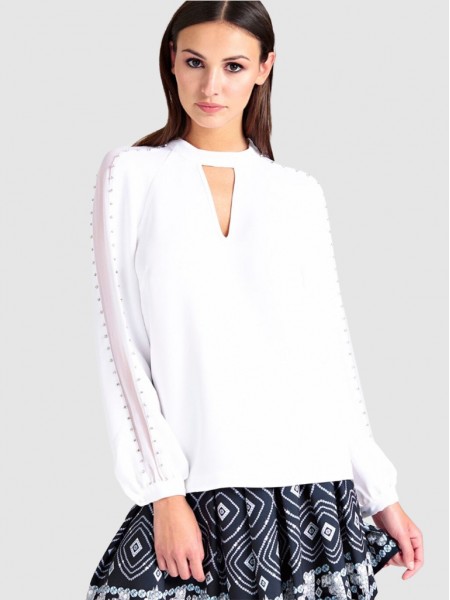 Blusa Mujer Blanco Guess