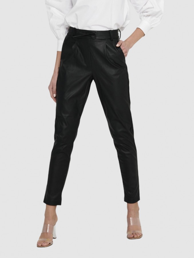 Pantalones Mujer Negro Only