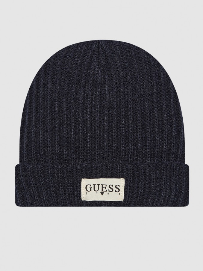 Beanie Boy Navy Blue Guess