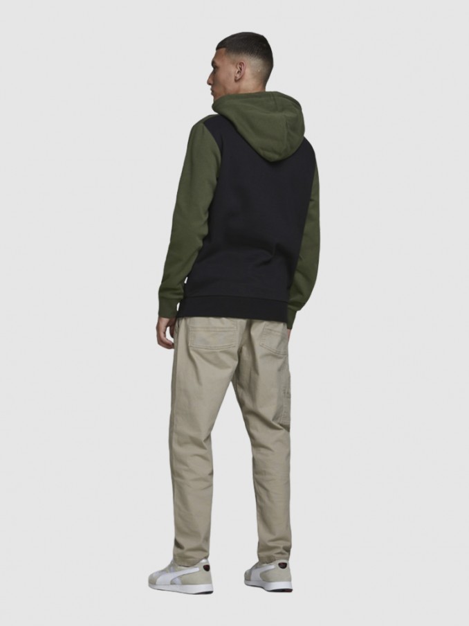 Sweatshirt Man Troop Green Jack & Jones