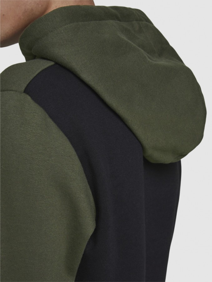 Sweatshirt Man Troop Green Jack & Jones