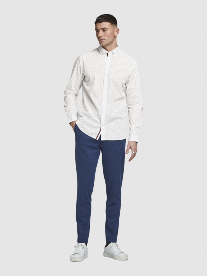 Camisa Hombre Blanco Jack & Jones