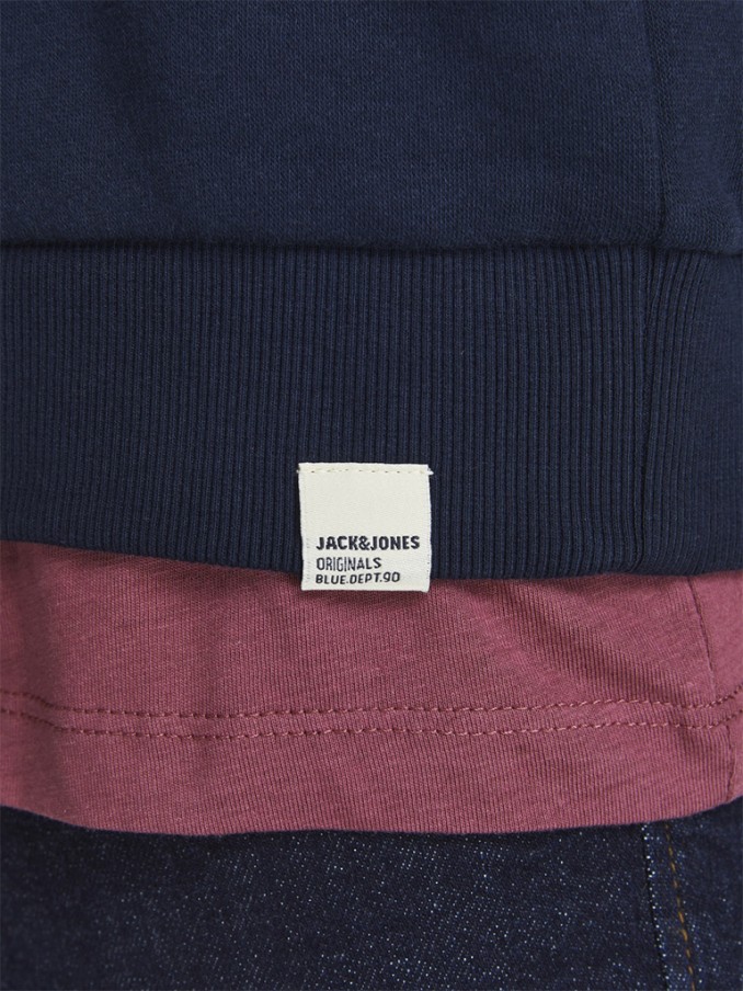 Sweatshirt Hombre Azul Marino Jack & Jones