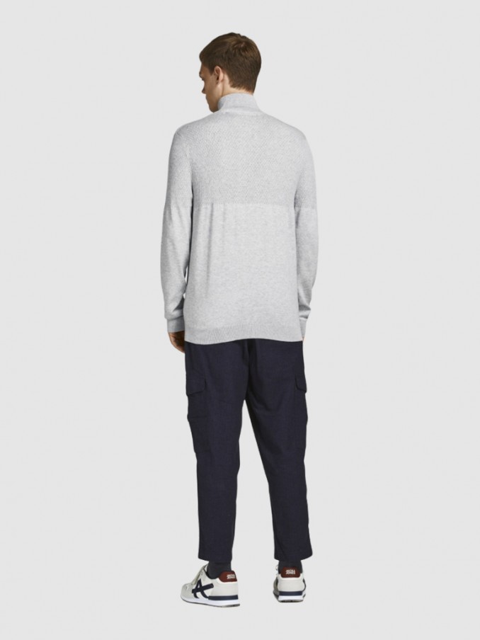 Prendas de Punto Hombre Gris Jack & Jones