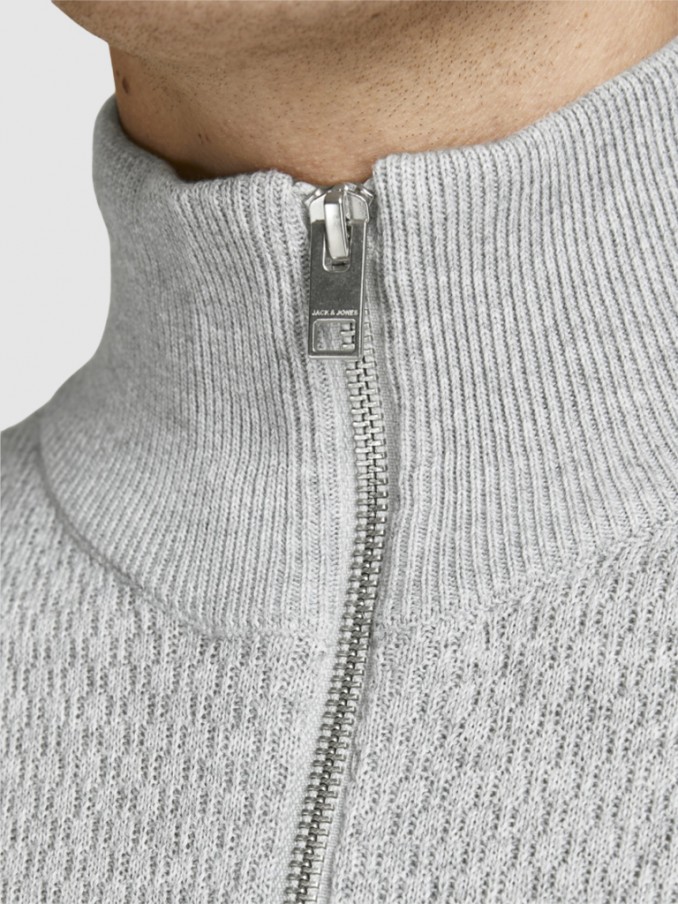 Prendas de Punto Hombre Gris Jack & Jones