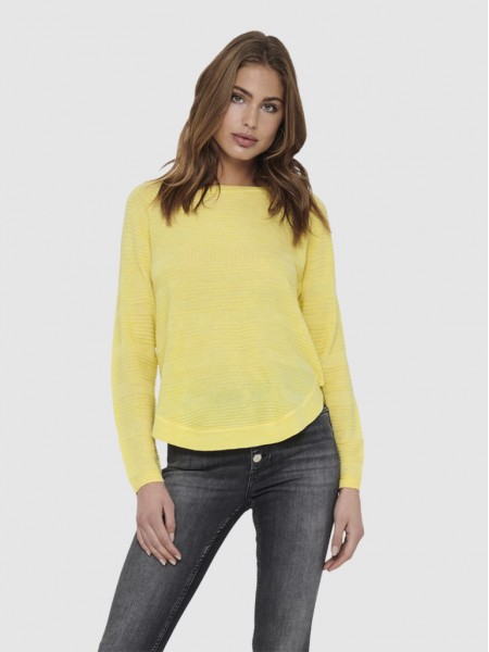 Knitwear Woman Yellow Only
