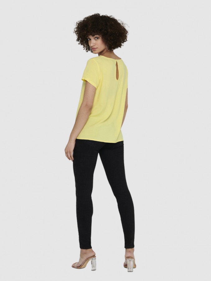 Blusa Mujer Amarillo Only