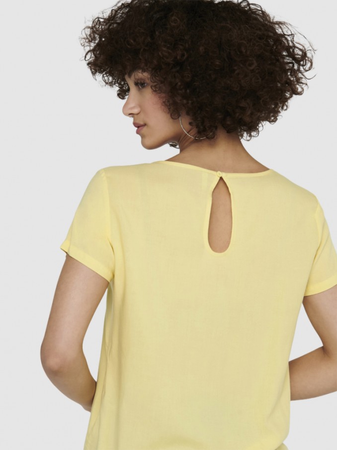 Blusa Mujer Amarillo Only