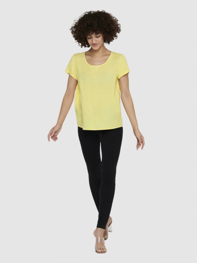 Blusa Mujer Amarillo Only