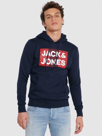 Sweatshirt Hombre Azul Marino Jack & Jones
