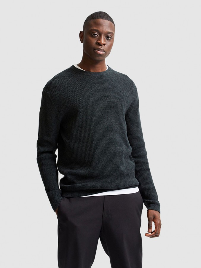 Knitwear Man Green Selected