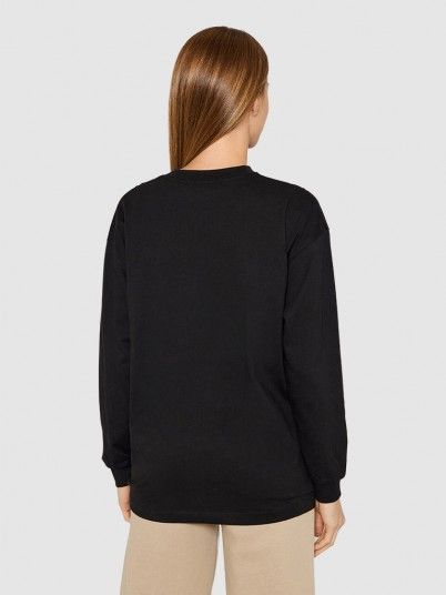 Sweatshirt Mulher Blown Up Logo Calvin Klein