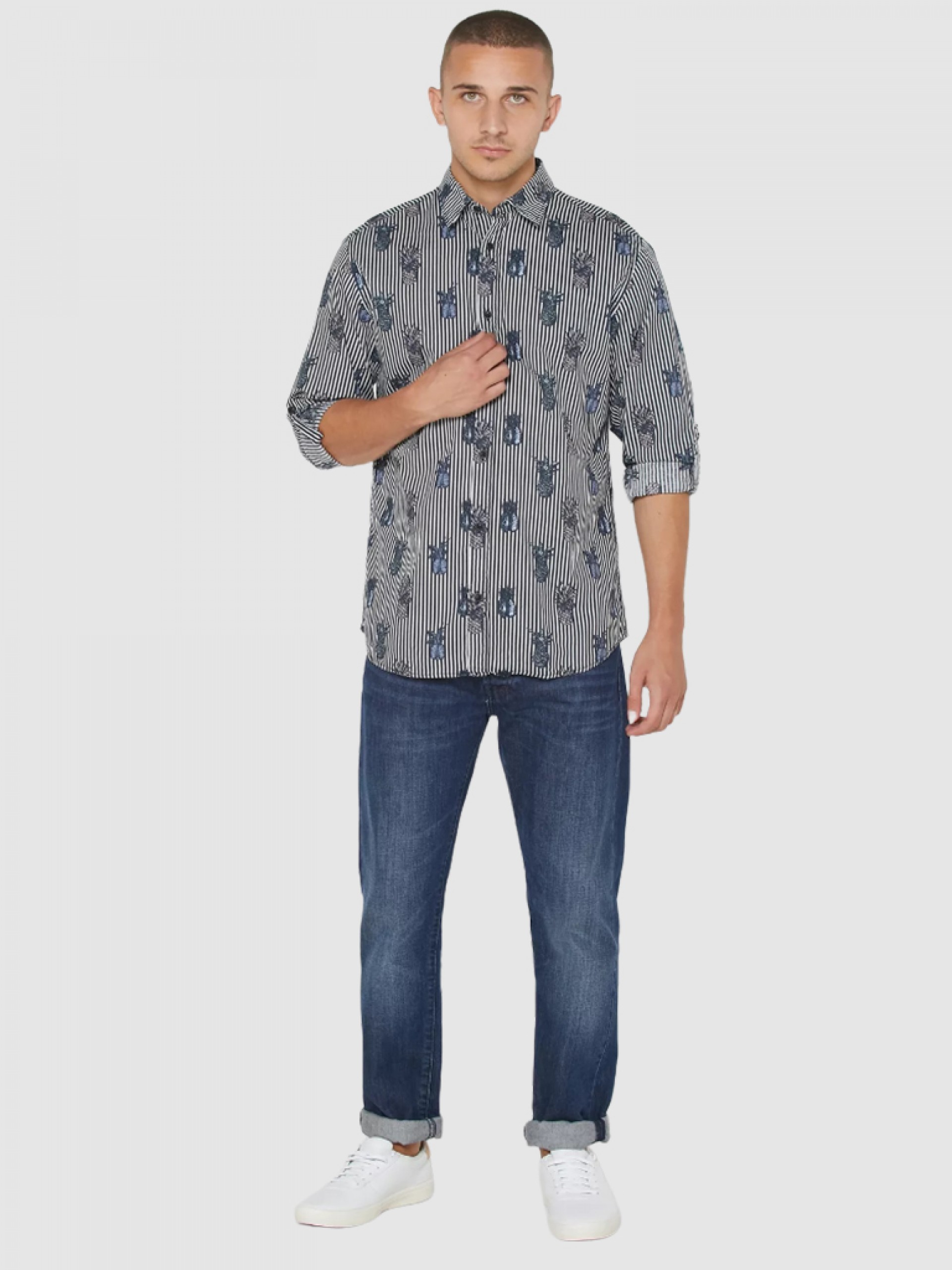 Shirt Man Dark Blue Jack & Jones
