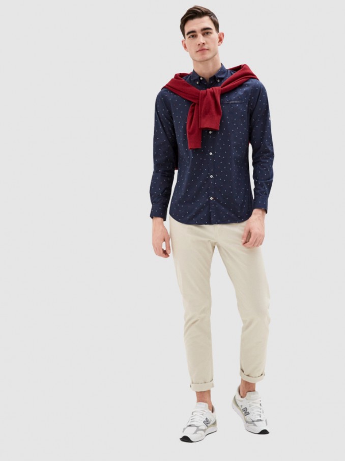 Shirt Man Navy Blue Jack & Jones