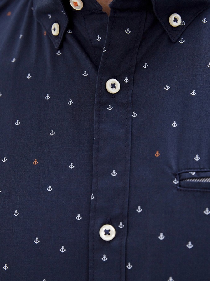 Shirt Man Navy Blue Jack & Jones