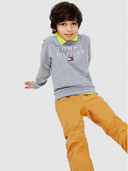 Sweatshirt Boy Grey Tommy Jeans Kids
